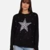 Ladona Diamond Star -Lauren Moshi Shop 1209 CSM 15239G BLK 01