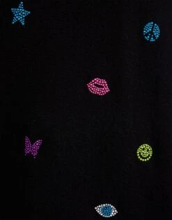 Ladona Neon Stud Elements -Lauren Moshi Shop 1209 CSM 15242 BLK 06