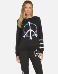 Noleta Arrow Peace -Lauren Moshi Shop 1217 MSF 13722 BLK 01