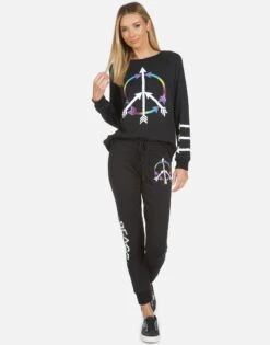 Noleta Arrow Peace -Lauren Moshi Shop 1217 MSF 13722 BLK 04