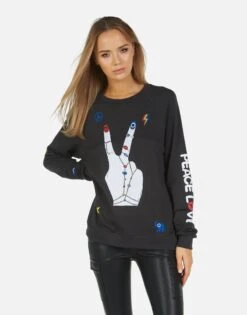 Noleta Peace Hand Elements -Lauren Moshi Shop 1217 MSF 14135 ONX 04