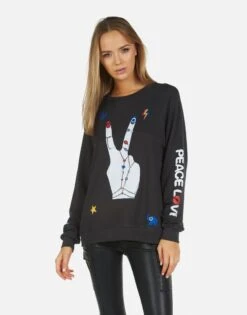 Noleta Peace Hand Elements -Lauren Moshi Shop 1217 MSF 14135 ONX 06