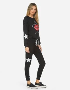 Noleta Star Lip -Lauren Moshi Shop 1217 MSF 14343 BLK 06