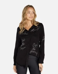 Sloane Crystal Affirmations -Lauren Moshi Shop 1221 LTW 15084 BLK 02