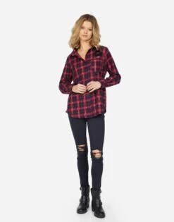 Sloane Plaid Lip -Lauren Moshi Shop 1221 PFL 24640 RDPLD 03