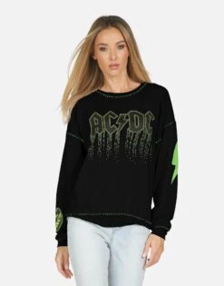 Babbs AC/DC Neon Stud -Lauren Moshi Shop 1263 HRP 14087 BLK 08