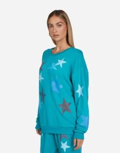 Babbs Color Crystal Multi Stars 11 Babbs Color Crystal Multi Stars -Lauren Moshi Shop 1263 MSF 15406 TEAL 04