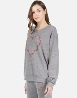 Flora High Heel Heart -Lauren Moshi Shop 1288 HGTH 12646 HEG high heel heart pullover lauren moshi 02