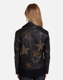 Posey Gold Crystal Multi Stars -Lauren Moshi Shop 1322 LTR 15164 BLK 06