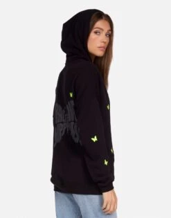 Koa Neon Peace Love Butterflies 11 Koa Neon Peace Love Butterflies -Lauren Moshi Shop 1337 CSA 25261G BLK 07