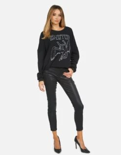 Lee Led Zeppelin Outline -Lauren Moshi Shop 1341 CSAG 14038 BLK 03