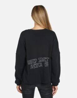 Lee Led Zeppelin Outline -Lauren Moshi Shop 1341 CSAG 14038 BLK 11