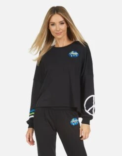 Lee World Peace Lips -Lauren Moshi Shop 1341 MSF 34025 BLK 05