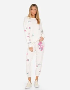 Anela Pink Rose Skull -Lauren Moshi Shop 1377 FTL 34497 MILK 02