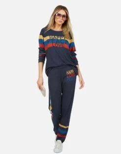 Everly Happy Peace Love -Lauren Moshi Shop 1381 TSF 13429 PRTNVY 09