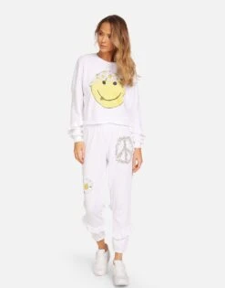Chevelle Happy Daisy Peace -Lauren Moshi Shop 1495 FTL 14525 WHT 01