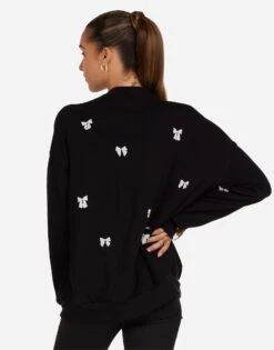 Jamila Puff Bow -Lauren Moshi Shop 1533 FTL 25720 BLK 04