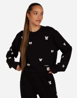 Spalding Puff Bow -Lauren Moshi Shop 1535 FTL 15720 BLK 06