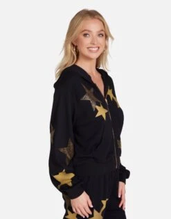 Lachelle Gold Crystal Multi Stars -Lauren Moshi Shop 1544 FTL 35160 BLK 02