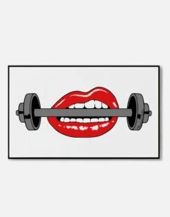 Canvas Barbell Lip