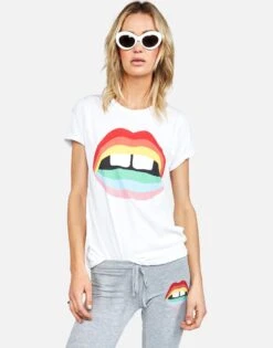 Edda Rainbow Gap Mouth -Lauren Moshi Shop 2117 VCT 12398 WHT 09