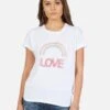 Edda Rainbow Love -Lauren Moshi Shop 2117 VCT 12718 WHT rainbow love tee lauren moshi 01