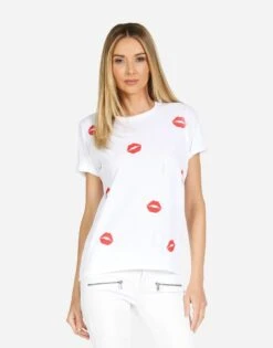 Edda Red Mini Kisses -Lauren Moshi Shop 2117 VCT 13784R WHT 01