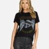 Edda X Aerosmith Skull -Lauren Moshi Shop 2117 VCT X11201 BLK 01