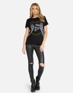 Edda X Aerosmith Skull -Lauren Moshi Shop 2117 VCT X11201 BLK 04