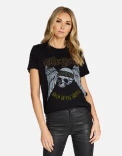 Edda X Aerosmith Skull -Lauren Moshi Shop 2117 VCT X11201 BLK 07