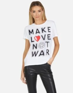 Edda X Make Love Not War -Lauren Moshi Shop 2117 VCT X12228 WHT 01