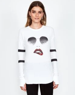 McKinley Pierced Biting Lip Face 11 McKinley Pierced Biting Lip Face -Lauren Moshi Shop 2158 THR 12290 WHT 04