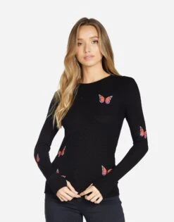 McKinley Butterfly Wings -Lauren Moshi Shop 2158 THR 14863 BLK 02