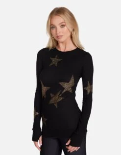 McKinley Gold Crystal Multi Stars -Lauren Moshi Shop 2158 THR 15163 BLK 03