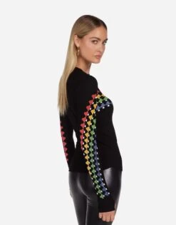 McKinley Rainbow Mushrooms -Lauren Moshi Shop 2158 THR 15484 BLK 02