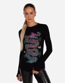 McKinley Vintage Pink Dragon W/ Studs