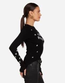 McKinley Only Rock N' Roll -Lauren Moshi Shop 2158 THR 15768 BLK 03