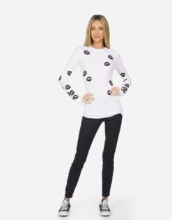McKinley Scattered Lip -Lauren Moshi Shop 2158 THR 34664 WHT 02