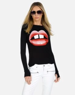 McKinley X Gap Tooth Lips -Lauren Moshi Shop 2158 THR X13401 BLK 02 098b0549 a959 47a7 a01c a41e1467c1e8