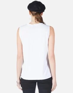 Sibley Happyface -Lauren Moshi Shop 2190 TNC 1P86 WHT smiley tank lauren moshi 02