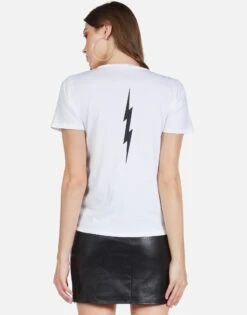 Croft Peace Lightning -Lauren Moshi Shop 2213 CTT 12796 WHT peace lightning tee lauren moshi 03