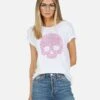 Croft X Pink Stud Skull -Lauren Moshi Shop 2213 CTT X23690 WHT 01 c7dbb040 c250 4042 9690 9c946681ee84