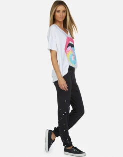 Gia Tie Dye Tongue -Lauren Moshi Shop 2229 VCT 13583 WHT 06 6a8905b1 0e84 4704 aba2 de0d6876d030