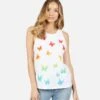 Peyton Rainbow Butterflies -Lauren Moshi Shop 2237 VCT 14631R WHT 01
