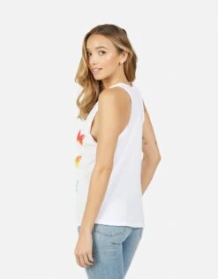 Peyton Rainbow Butterflies -Lauren Moshi Shop 2237 VCT 14631R WHT 04