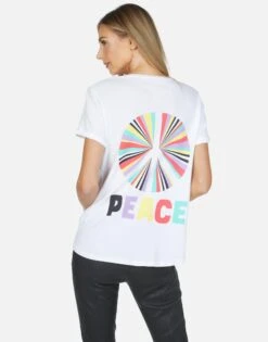 Iris Rainbow Ray Peace 10 Iris Rainbow Ray Peace -Lauren Moshi Shop 2249 VCT 23671 WHT 05