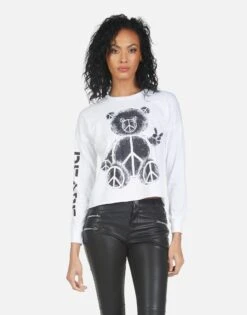 Luella Peace Teddy -Lauren Moshi Shop 2254 CTT 14164 WHT 07