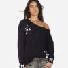 Krista Rock Star Butterfly -Lauren Moshi Shop 2329 RIB 14825 BLK 01