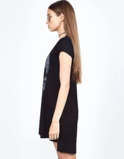 Mirabella Heart Eye Skull -Lauren Moshi Shop 3043 RSN 12120 BLK side