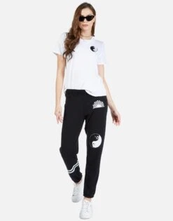 Gia Skull Yin Yang -Lauren Moshi Shop 4009 CSA 12653 BLK skull ying yang tee lauren moshi 05